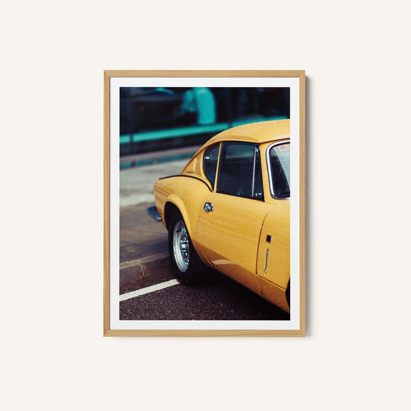 Vintage Yellow Car