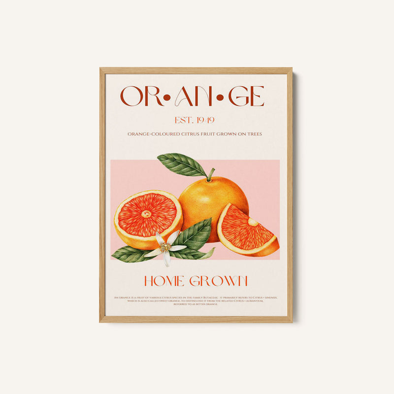 Vintage-themed With Vibrant Oranges