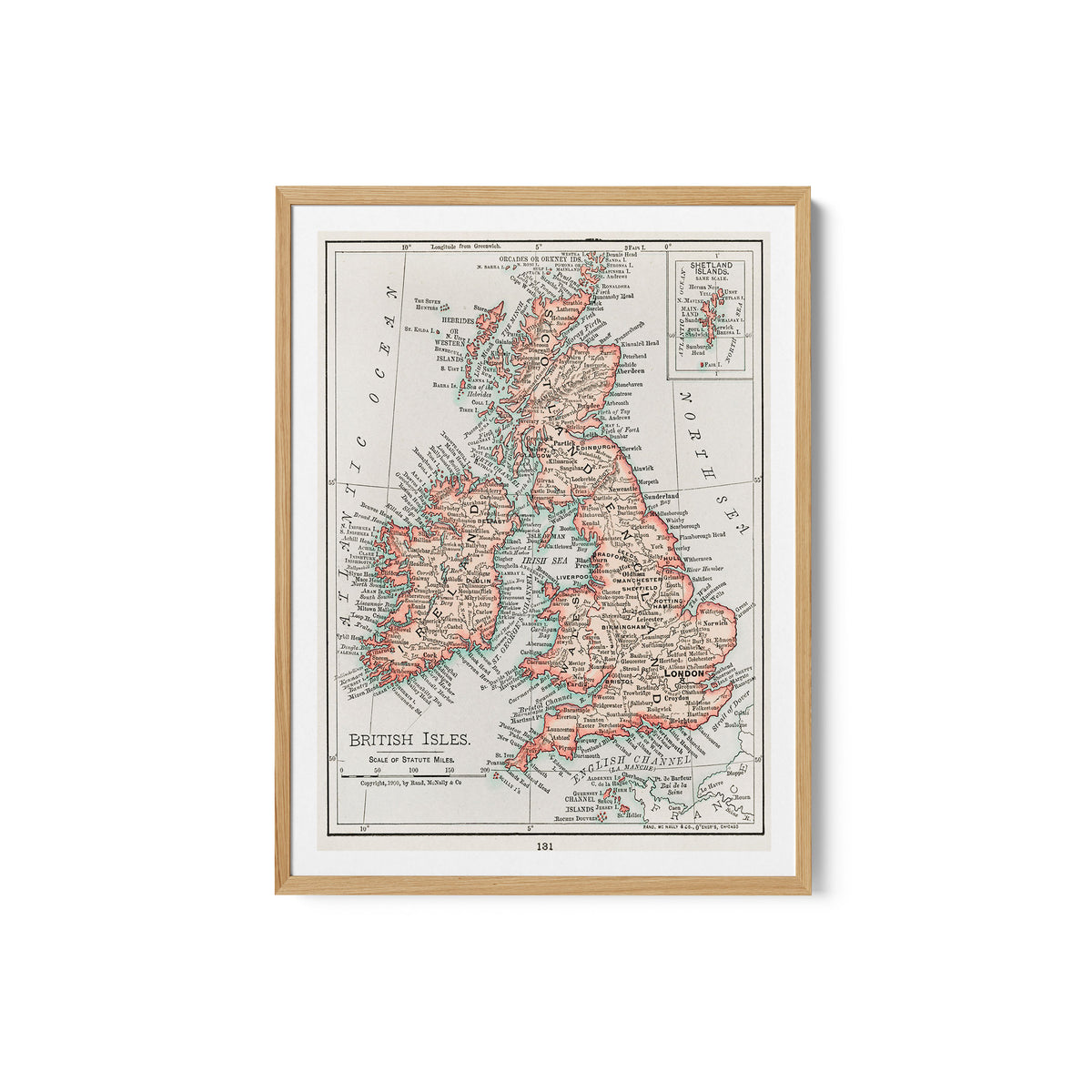 Vintage Universal Atlas British Isles
