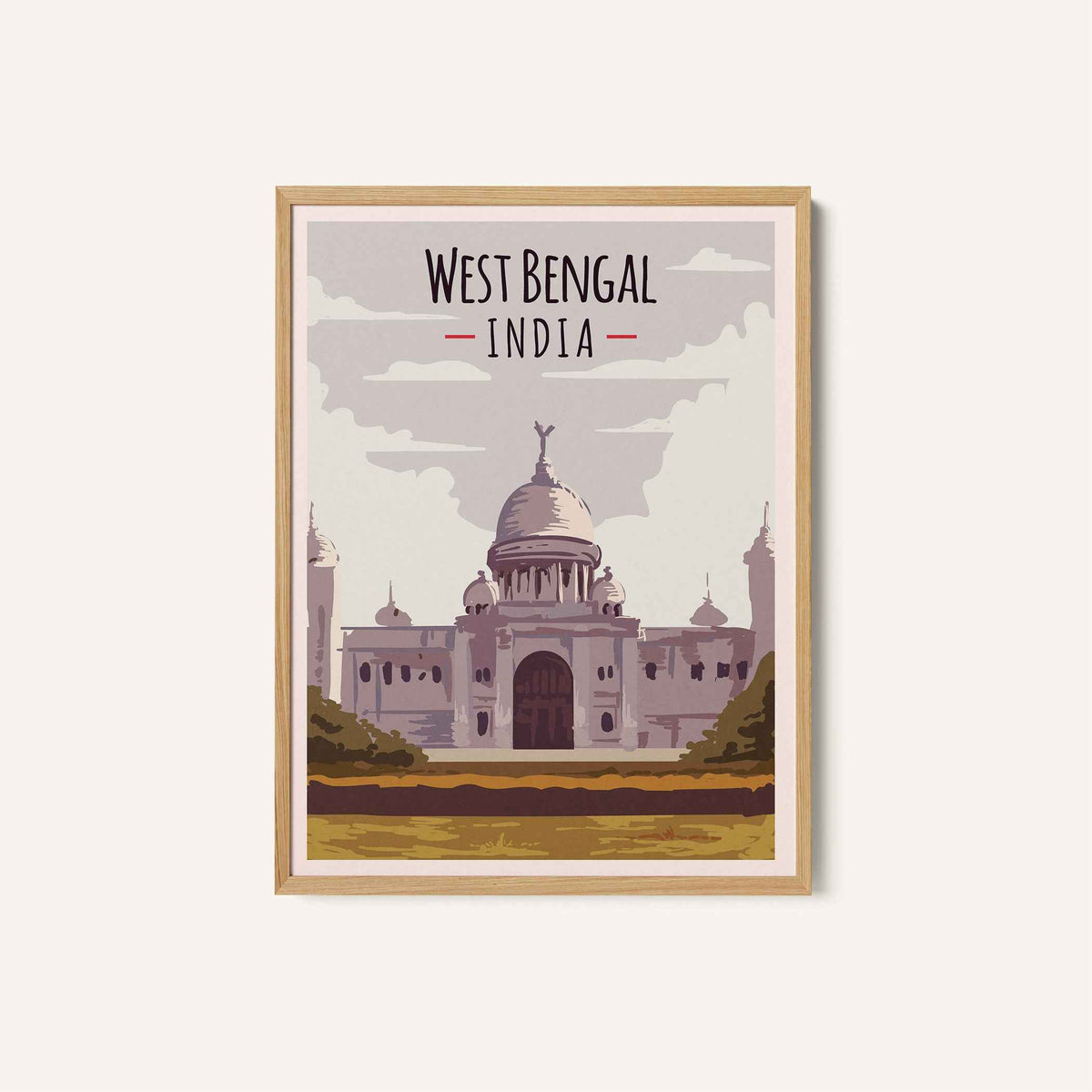 West Bengal Travel Poster Print