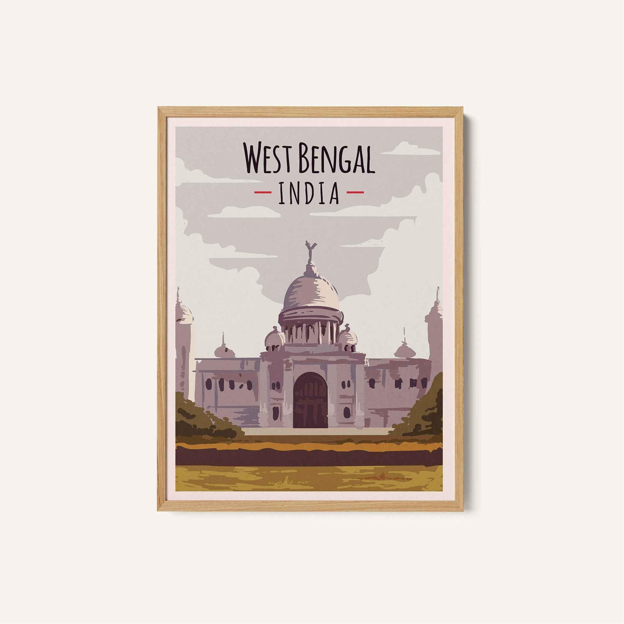 West Bengal Travel Poster Print
