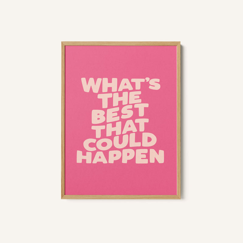 What's the Best That Could Happen 01