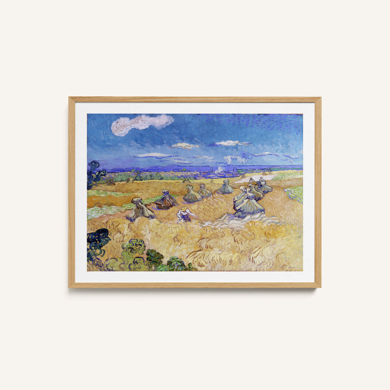 Wheat Fields with Reaper Auvers