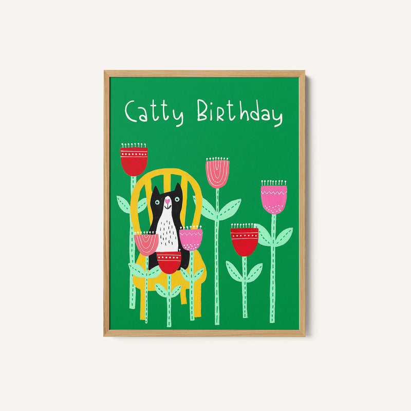 Whimsical Cat Themed Birthday