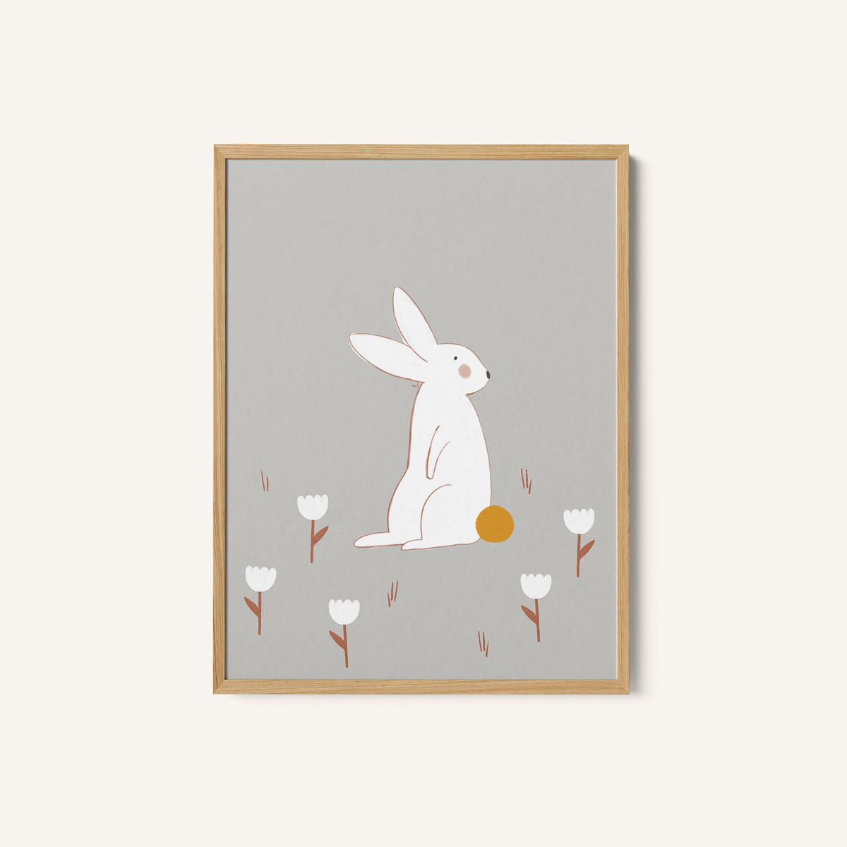 White Little Bunny