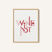 Wine Not Hand-Drawn Text a Quote – image 1