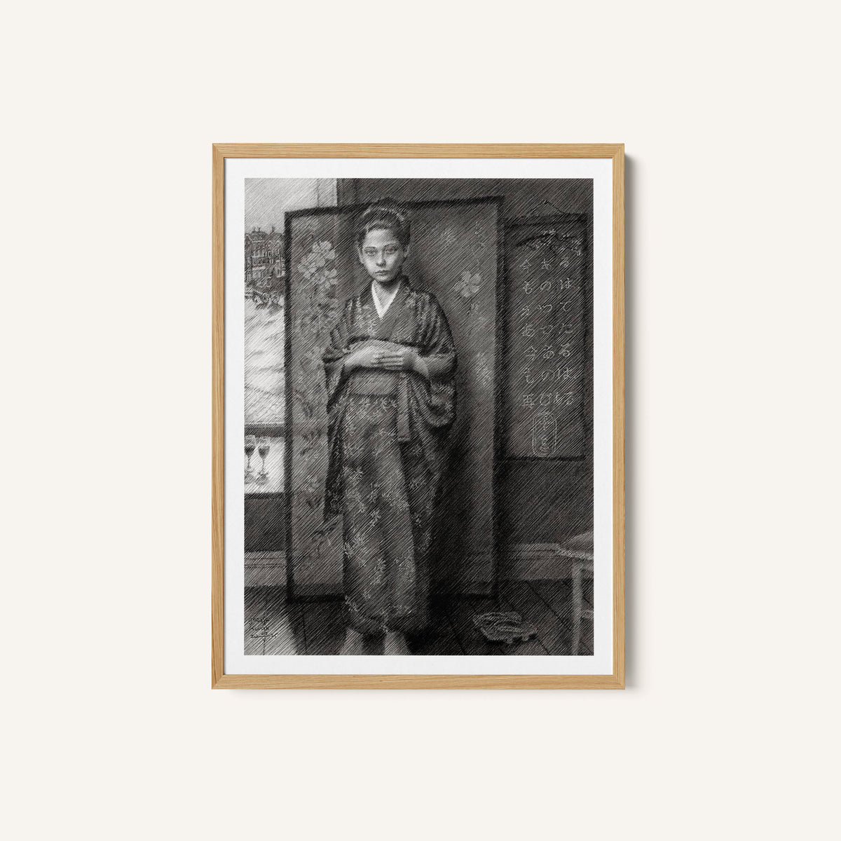 Woman In Traditional Japanese Attire