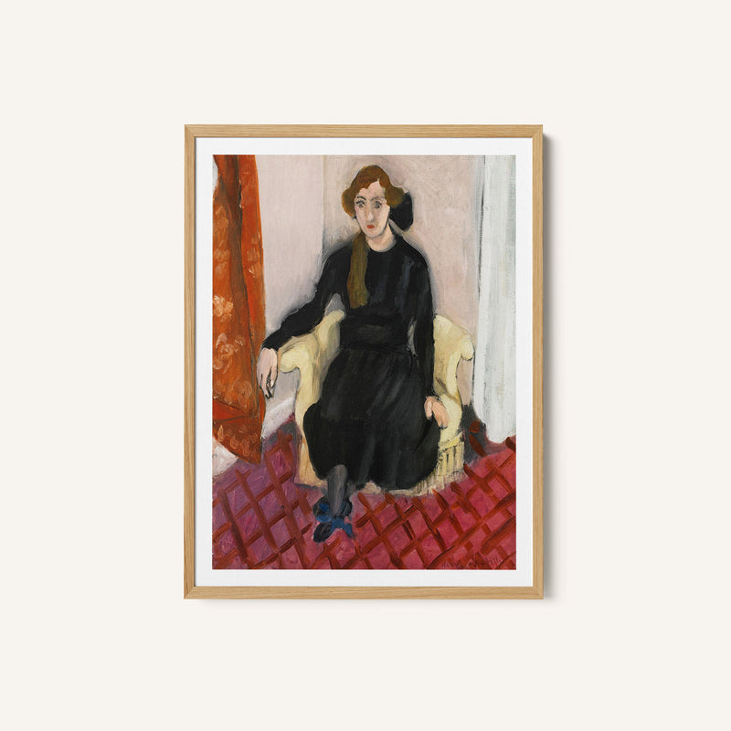 Young Girl In Black 1919