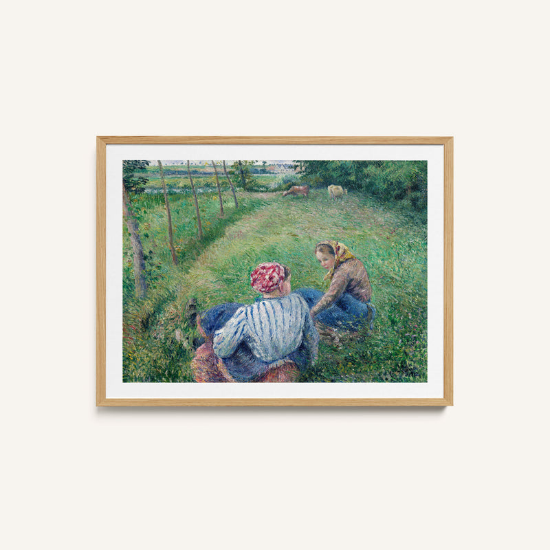 Young Peasant Girls Resting in the Fields
