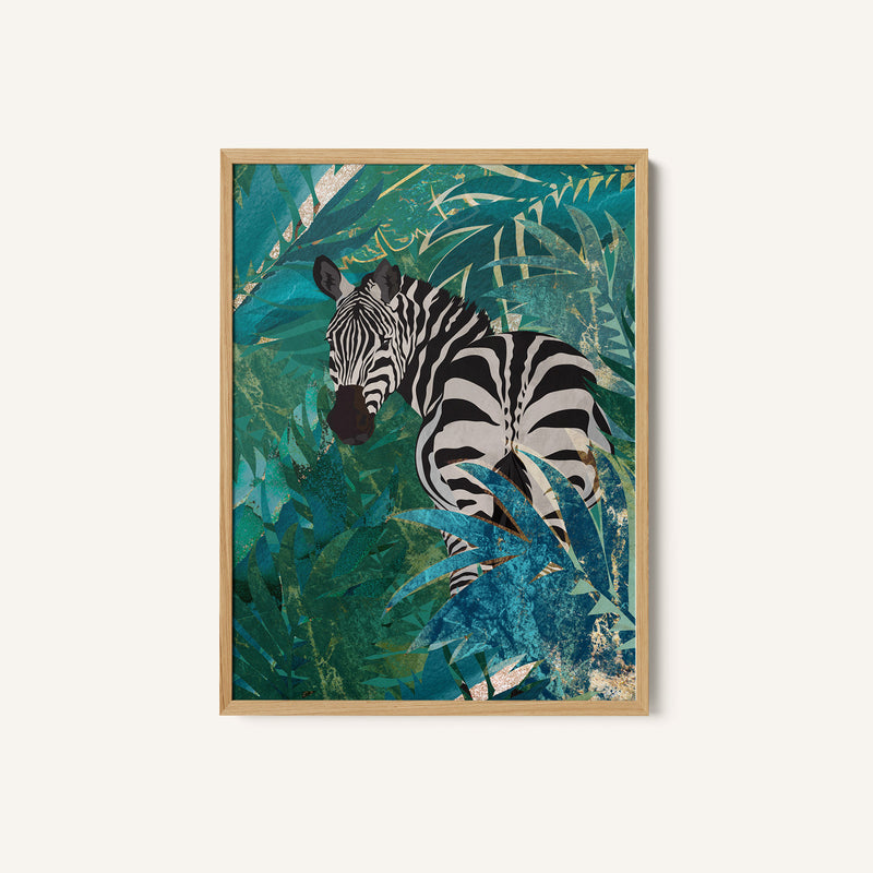 Zebra in the Jungle 1