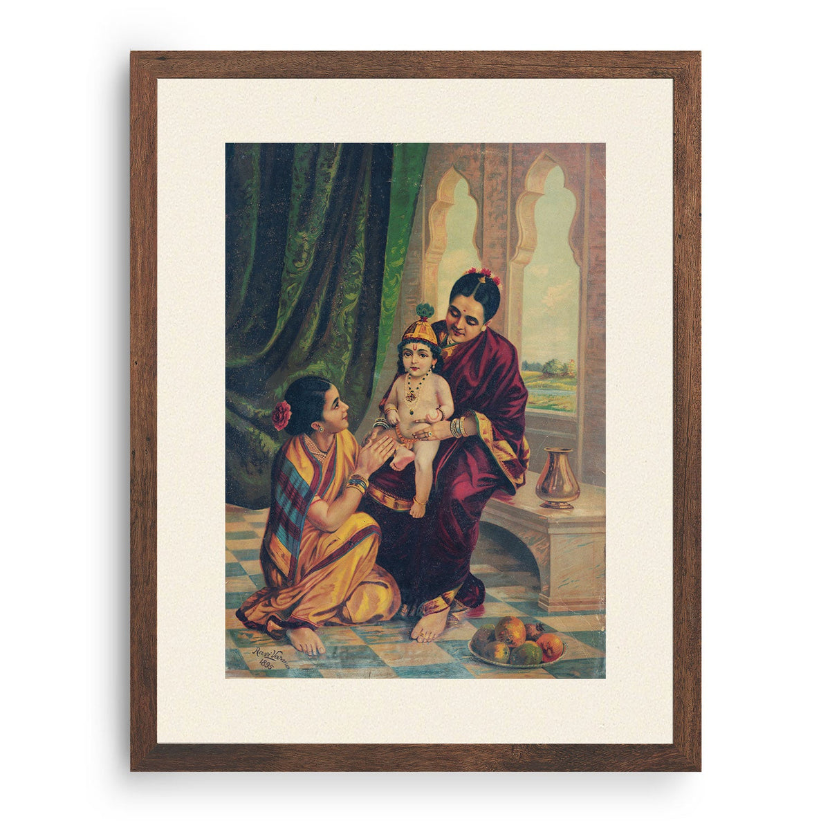 Yashoda Krishna, Raja Ravi Varma Paintings