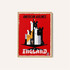 England Travel Poster Print