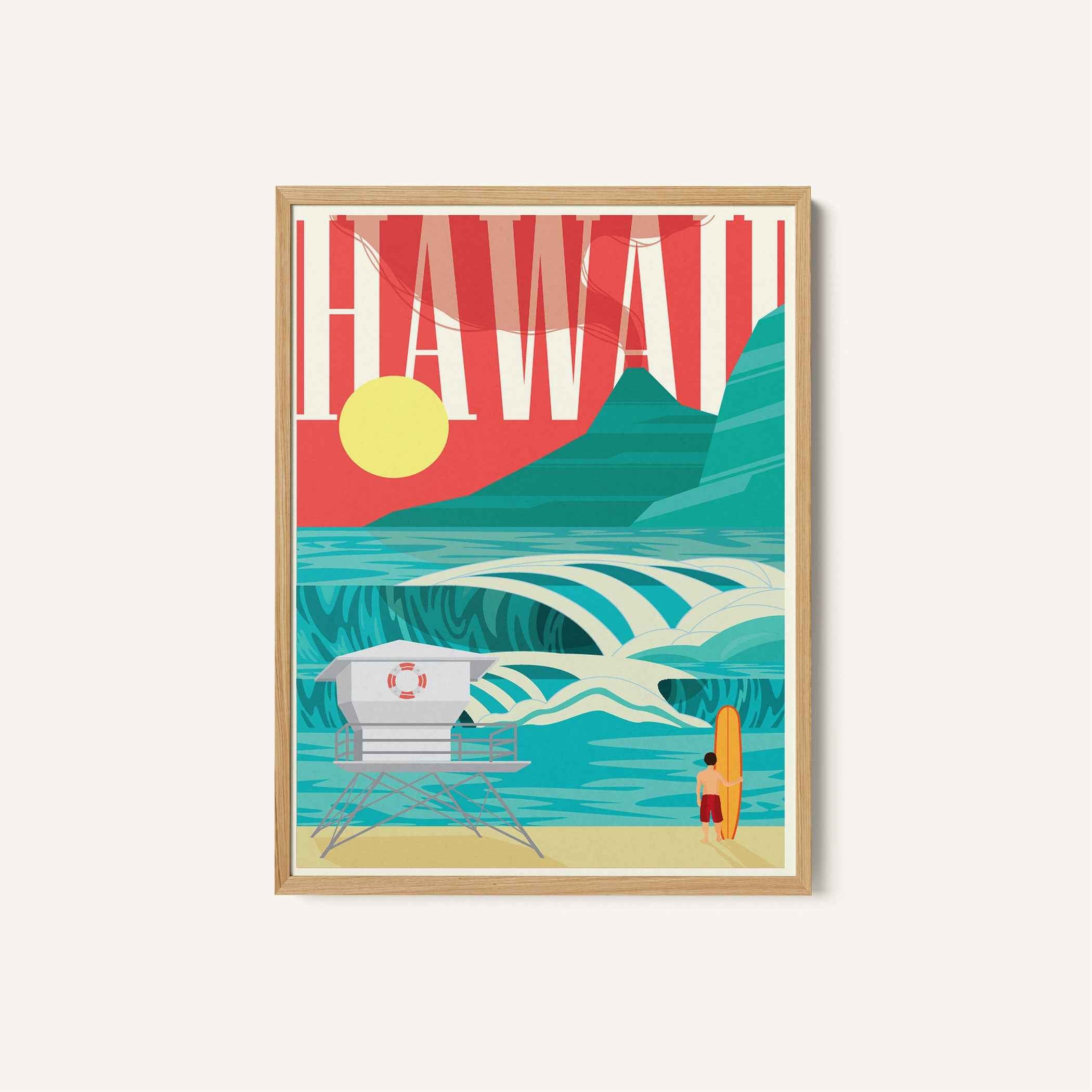 Hawaii Poster Travel Poster Print