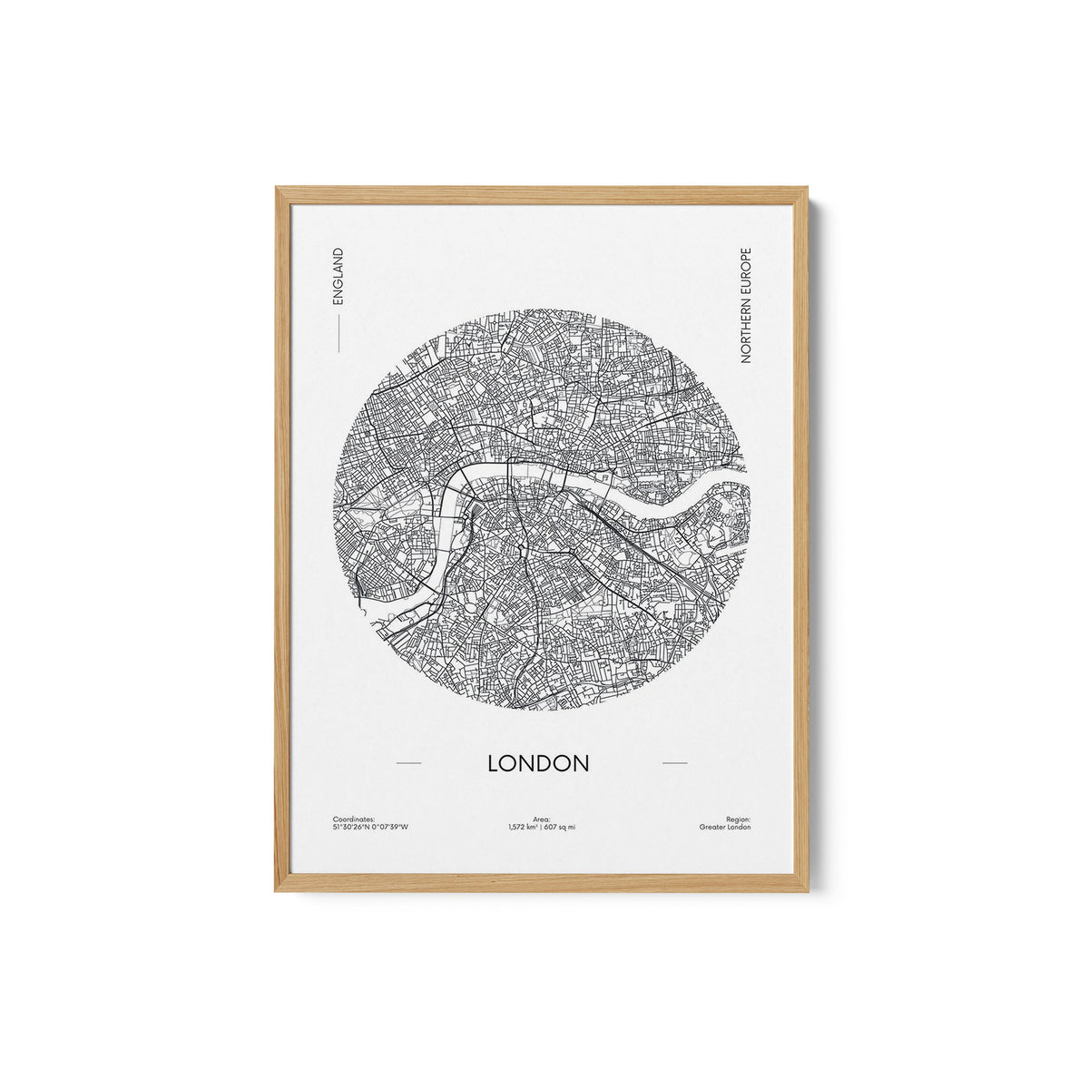 Urban Street Plan City Map of London