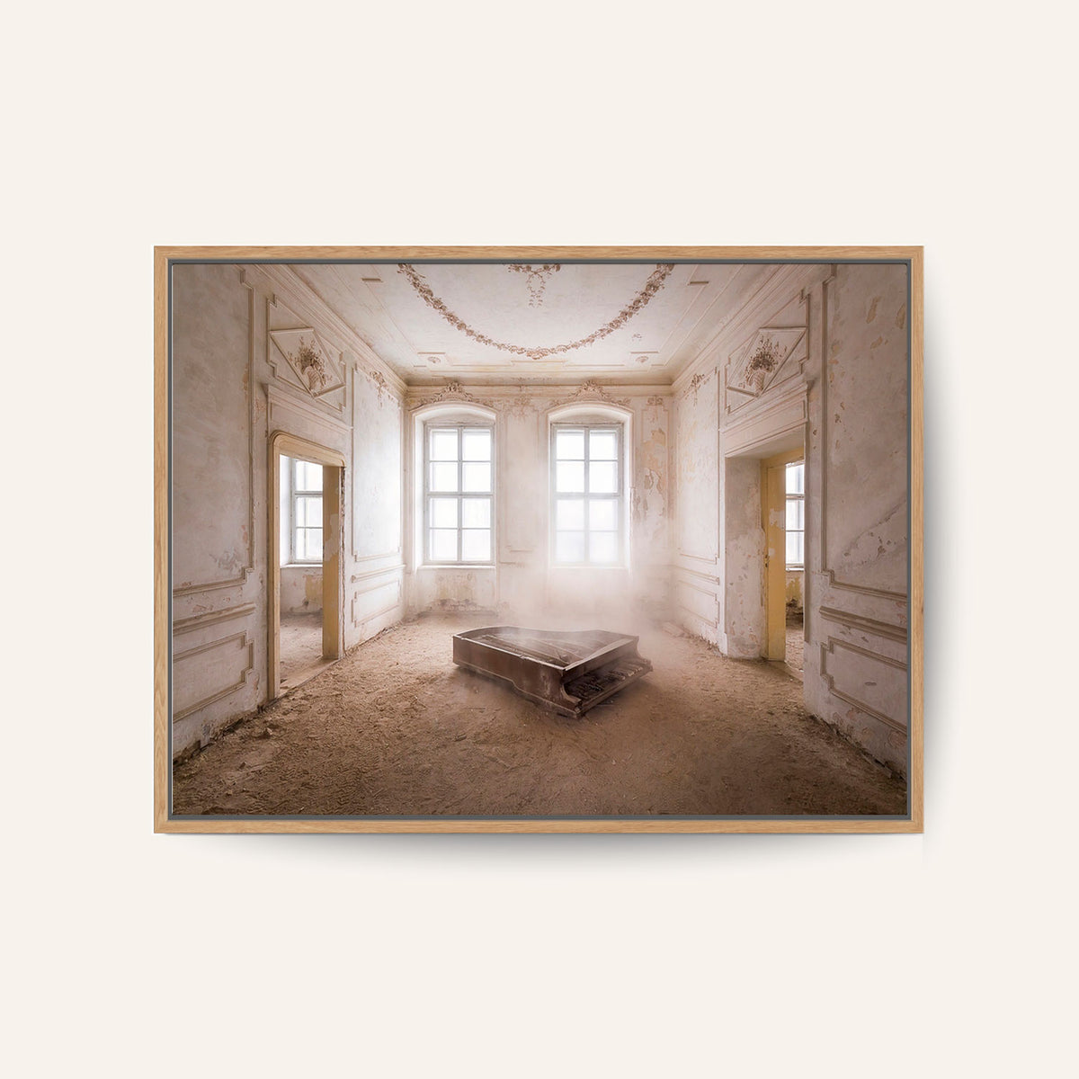Abandoned Piano in the Dust