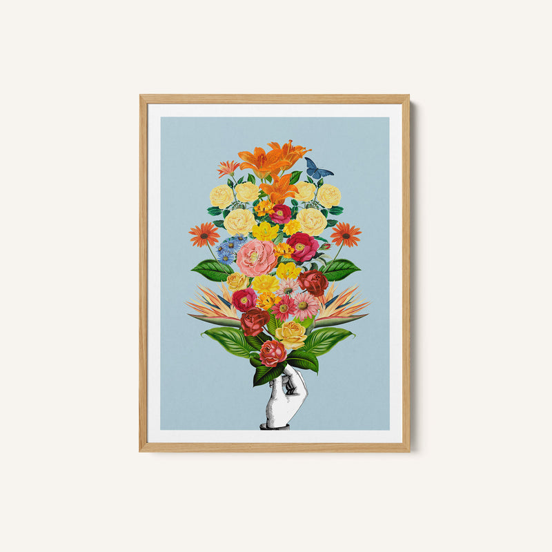 Botanical Blue Bouquet