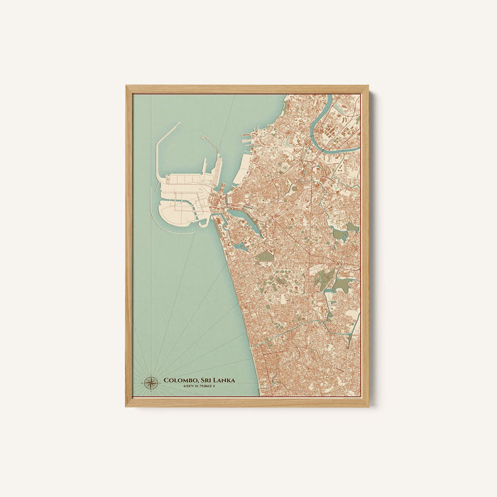 Colombo Vintage Map 08