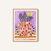Colorful Vase With Abstract Floral Patterns – image 1