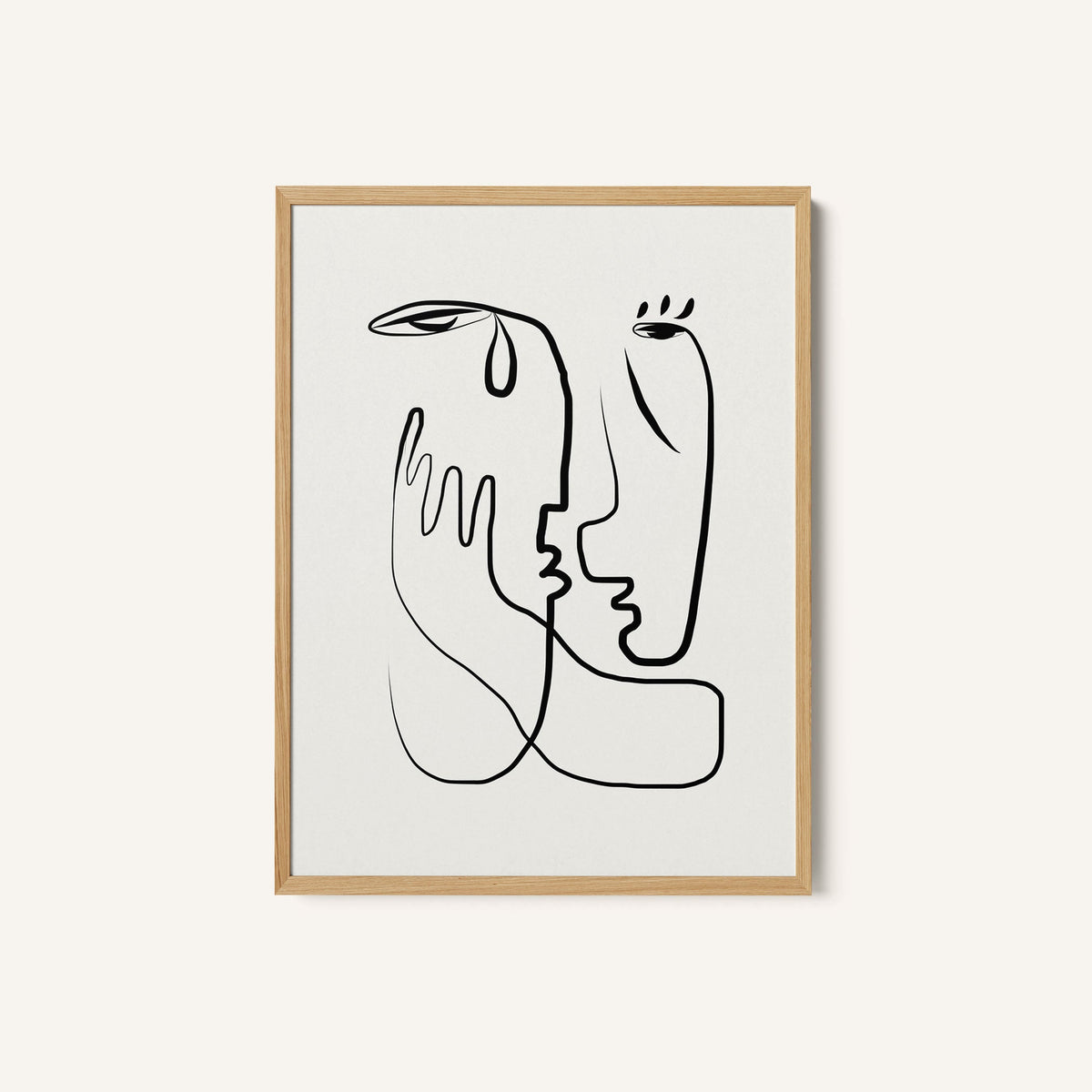 Buy Doodle Art Print of Cry Line Art Fine Art & Painting Online UK ...