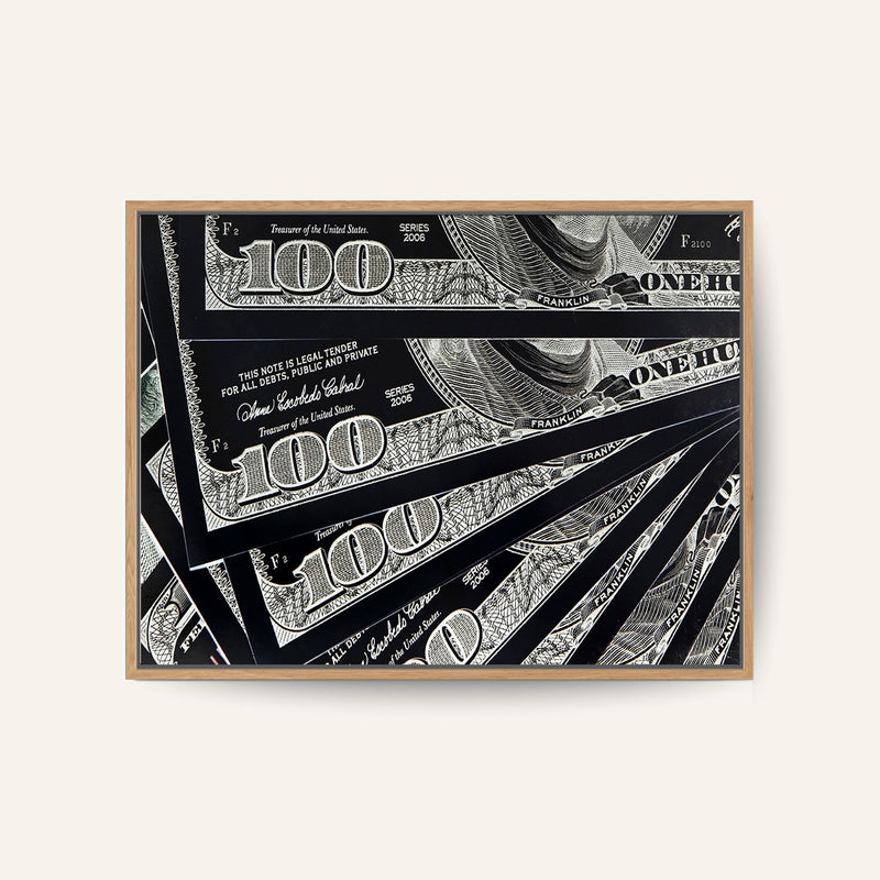 Dollar Bill 100 Black