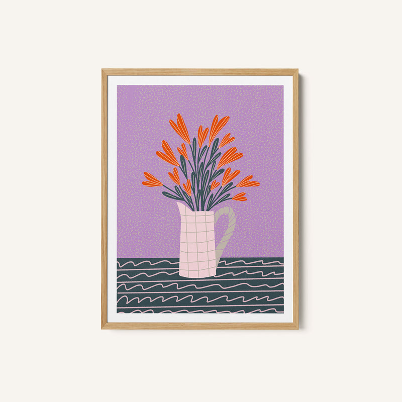 Floral Pitcher