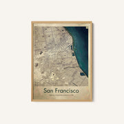San Francisco Retro Map – image 1