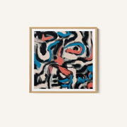 Ink and Oil Abstract – image 1