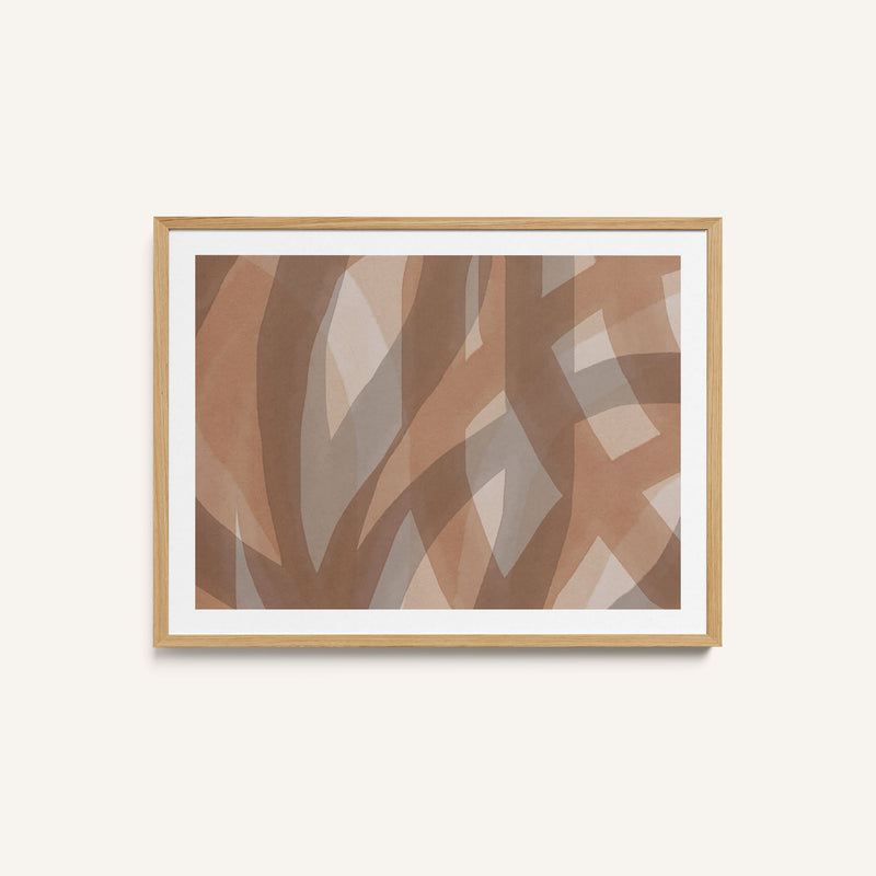 Neutral Abstract Watercolor In Nude and Pastel 5