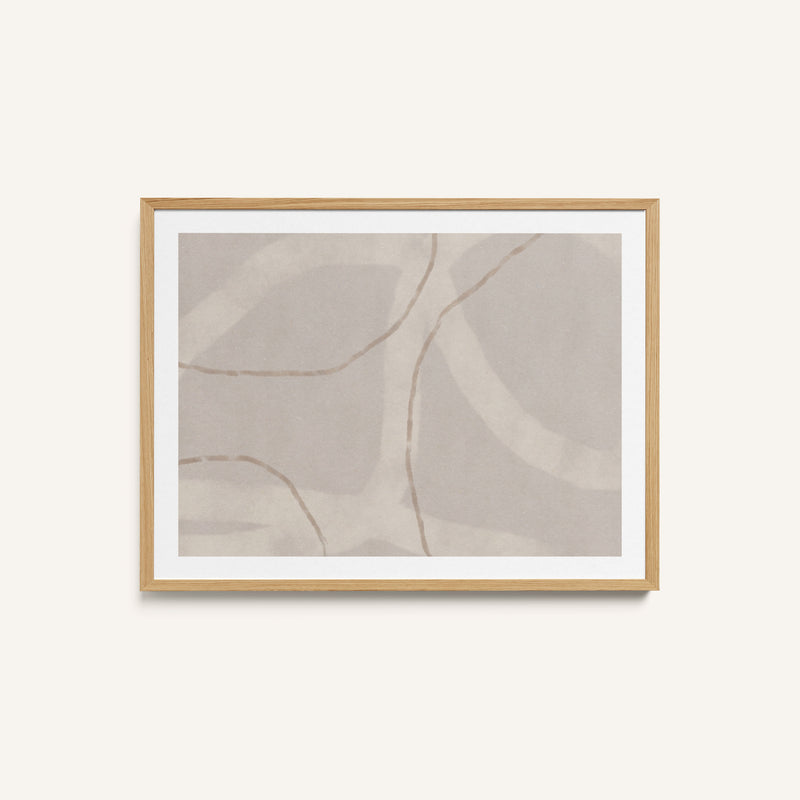 Neutral Abstract Watercolor. Minimalist In Pastel Colors No. 1