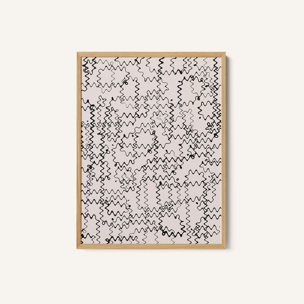 Shaky Thin Lines Pattern