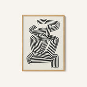Stripe Woman Portrait – image 1