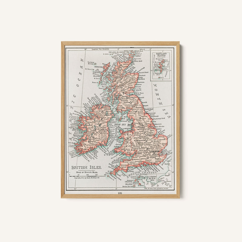 Vintage Universal Atlas British Isles
