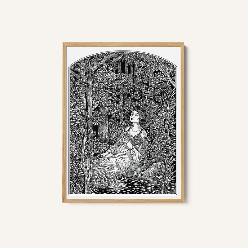 Woman in Forest