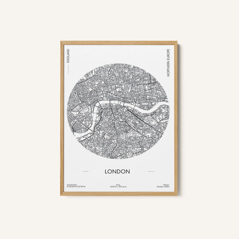 Urban Street Plan City Map of London