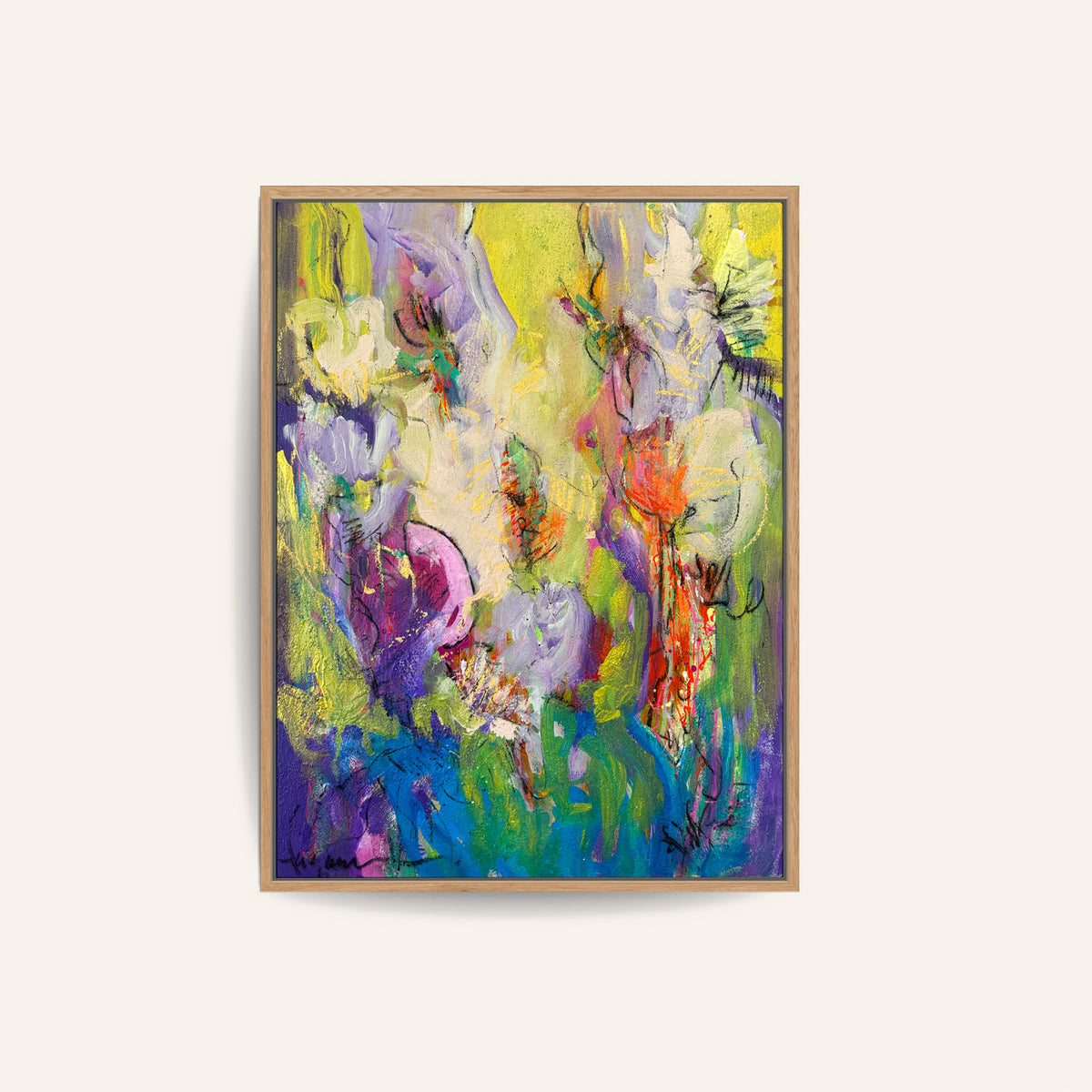 Abstract Blossom Dance