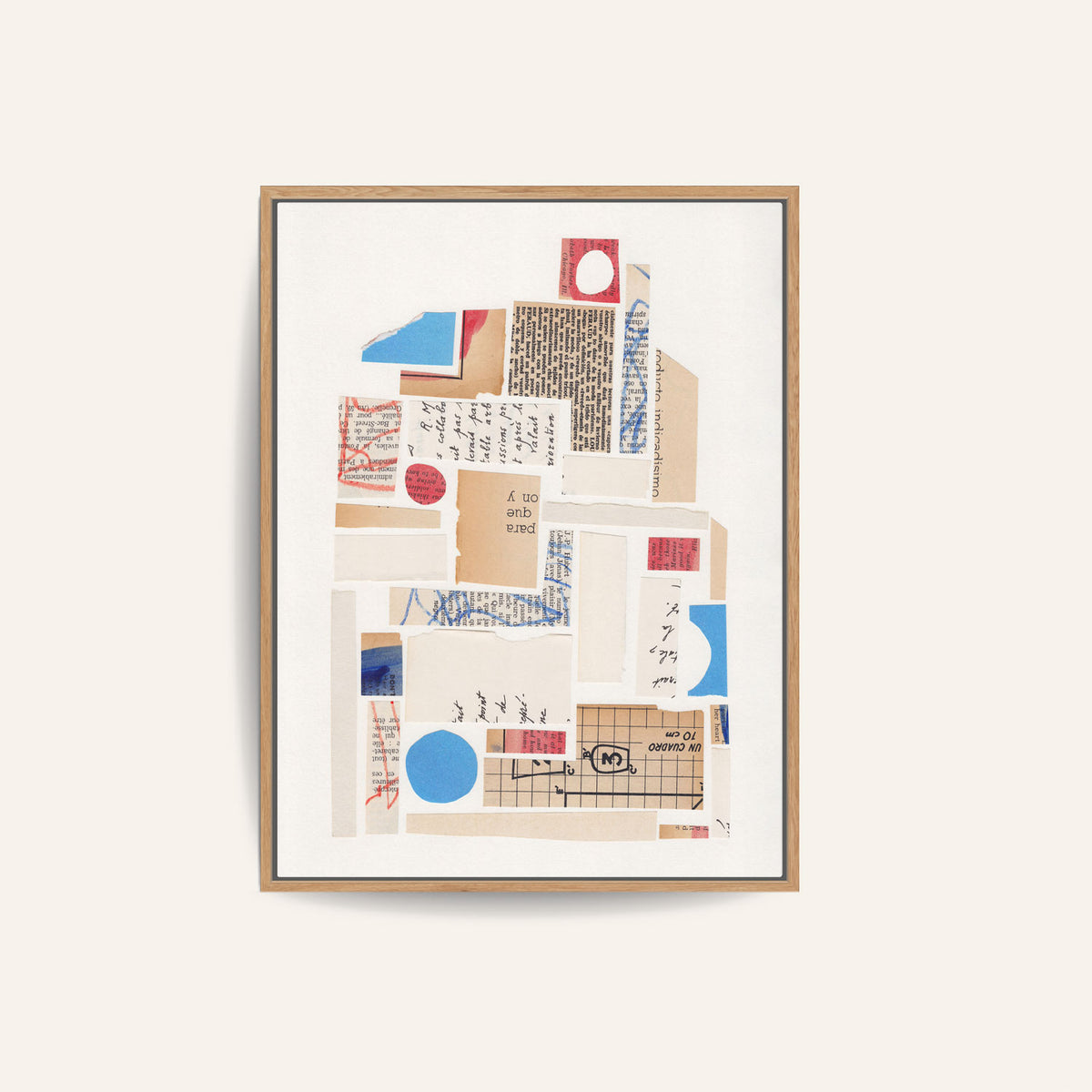 Abstract Mixed Media Collage #1