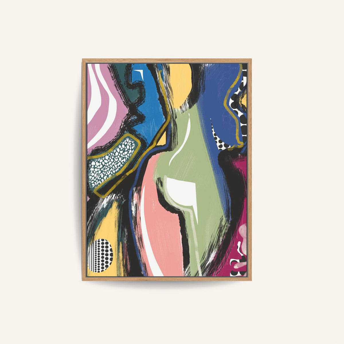 Colorful Abstract Bum