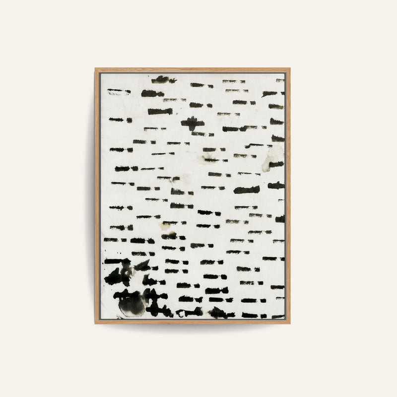Wabi Sabi Lines Black and White Ink
