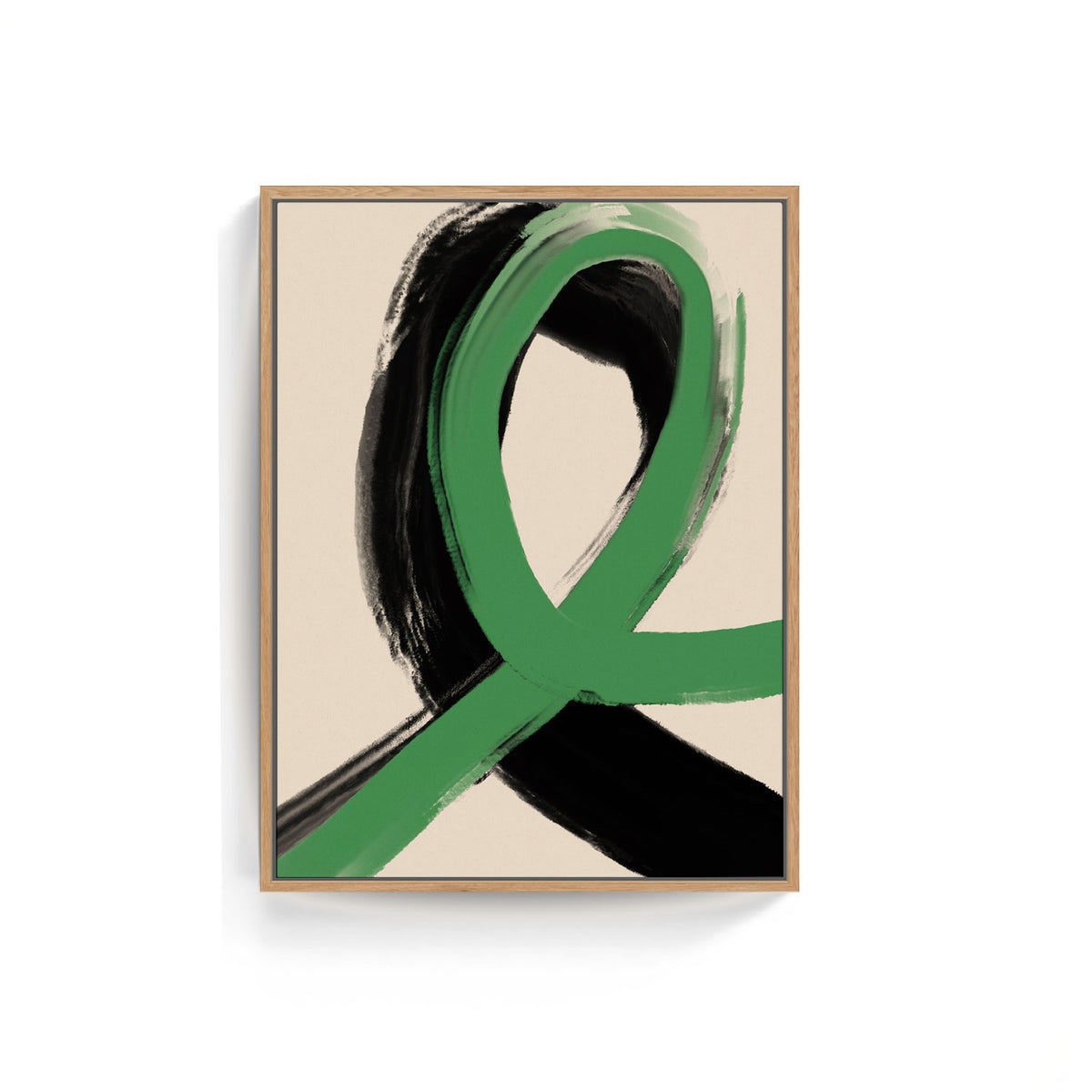 Black And Green No 01