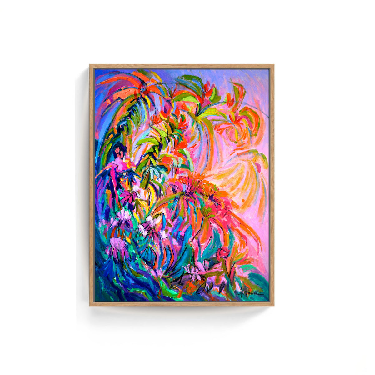 Radiant Floral Ballet