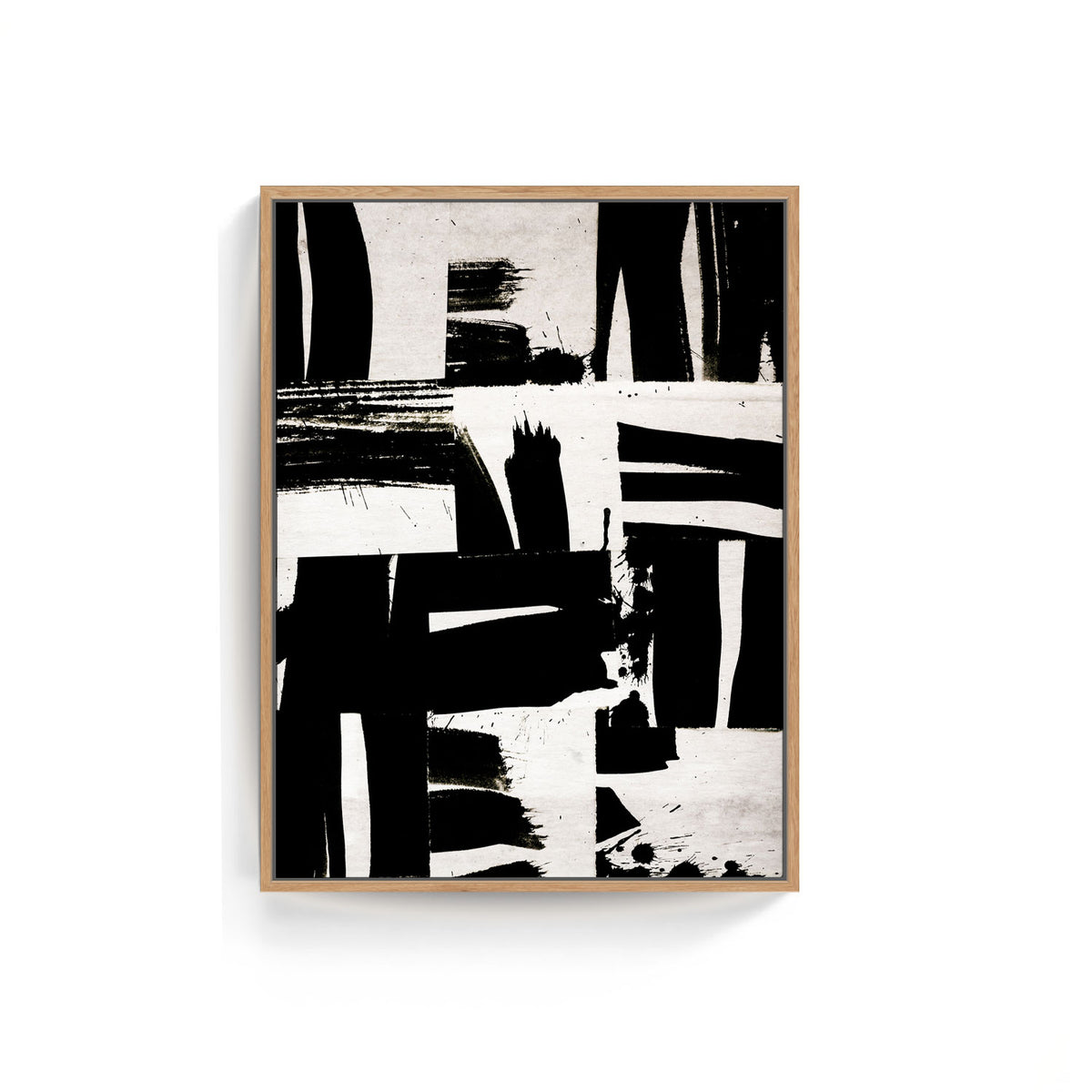 Wabi Sabi Black and White Abstract
