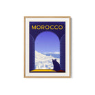 Morocco Travel Poster Print