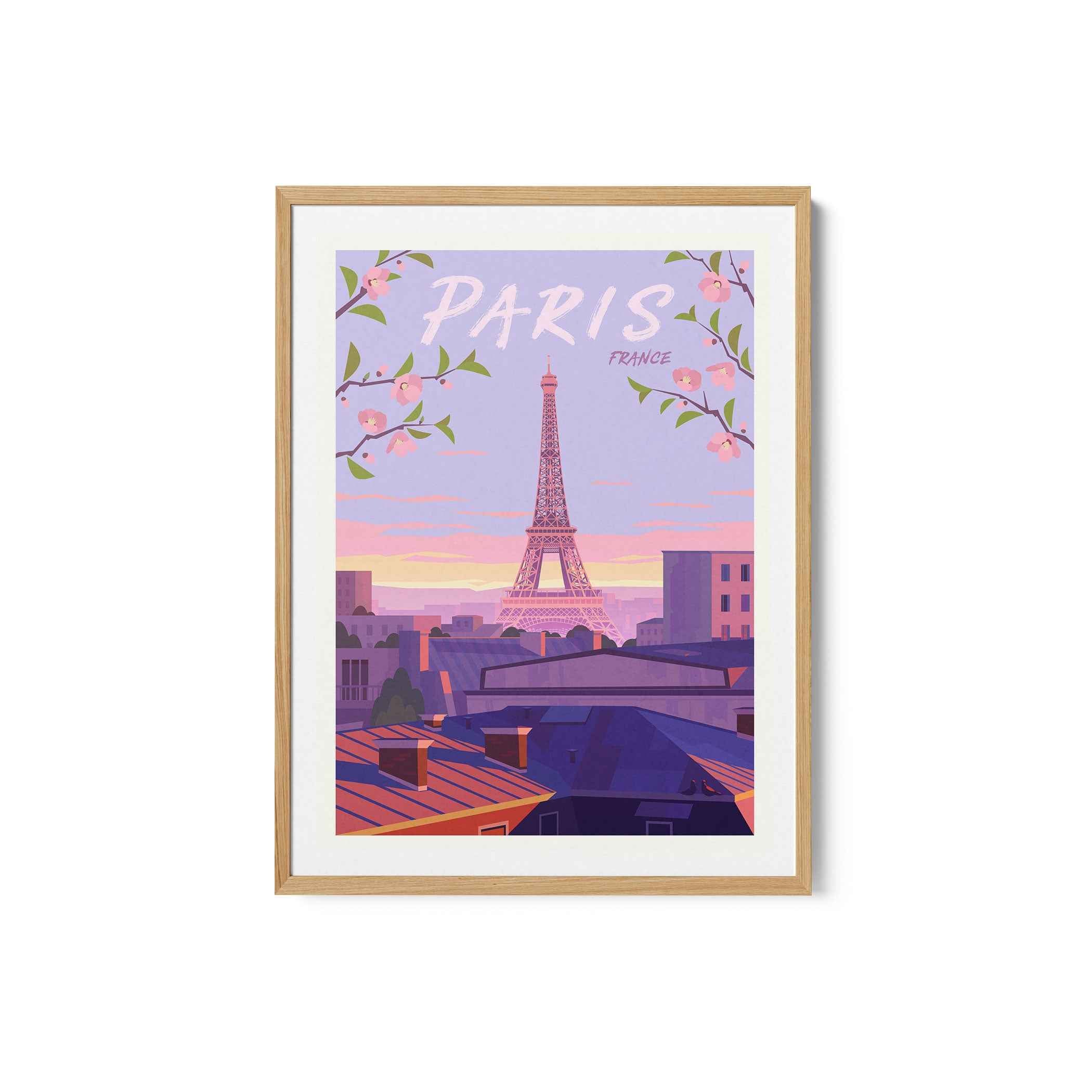 Paris Travel Poster Print