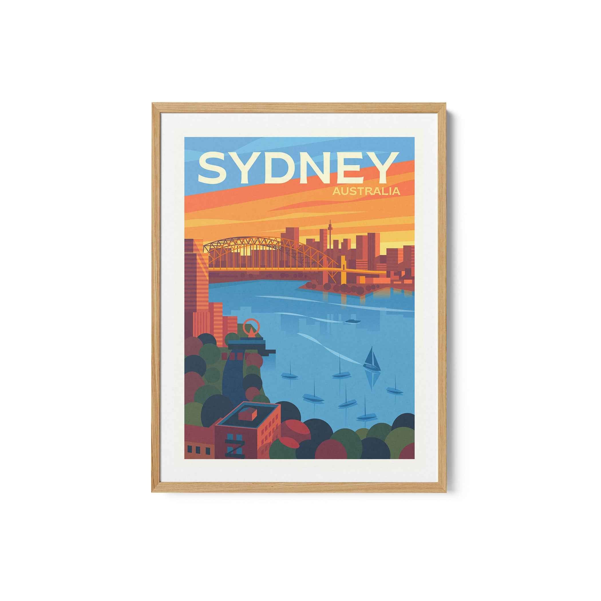Australia Travel Poster Print