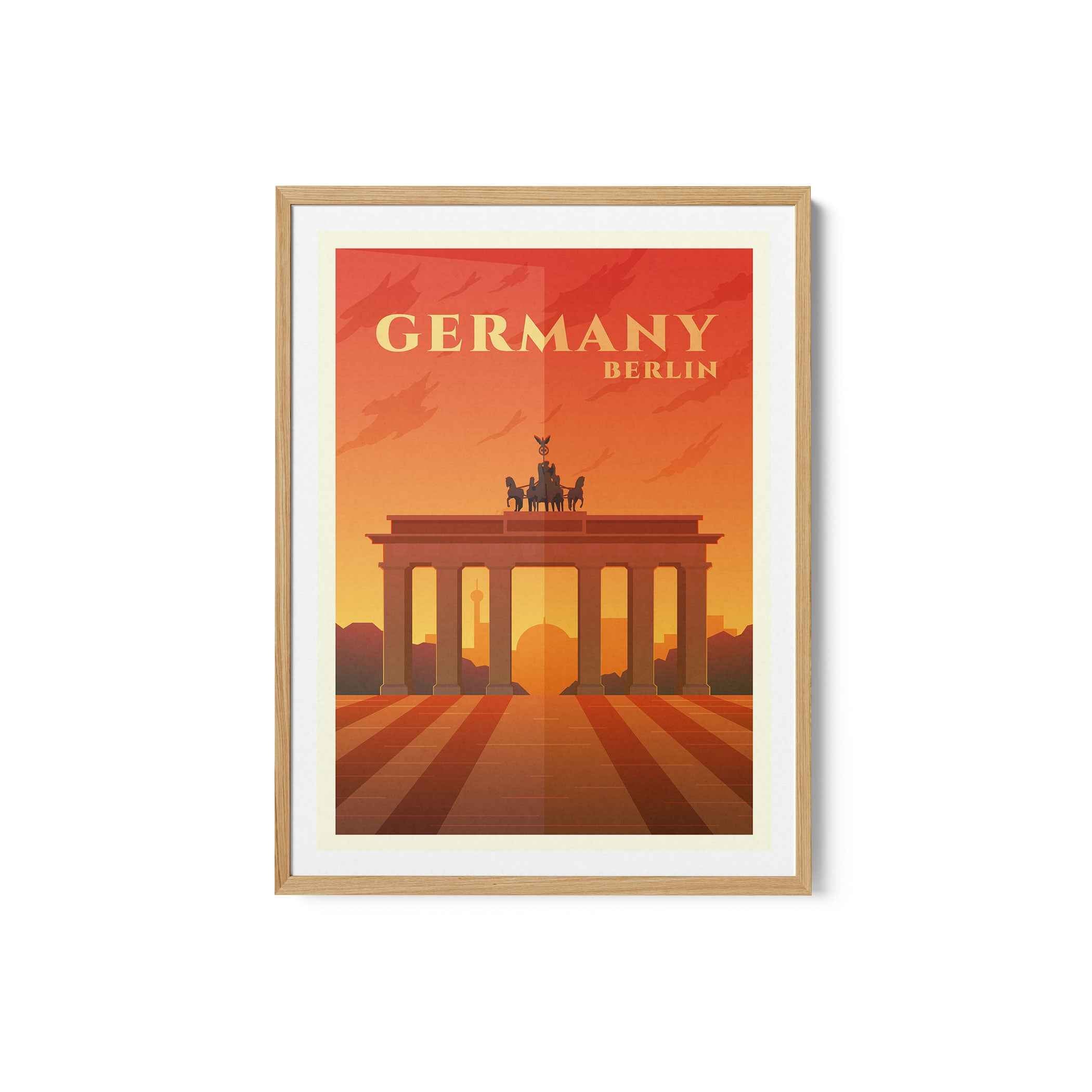 Germany Travel Poster Print