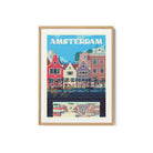 Amsterdam Travel Poster Print