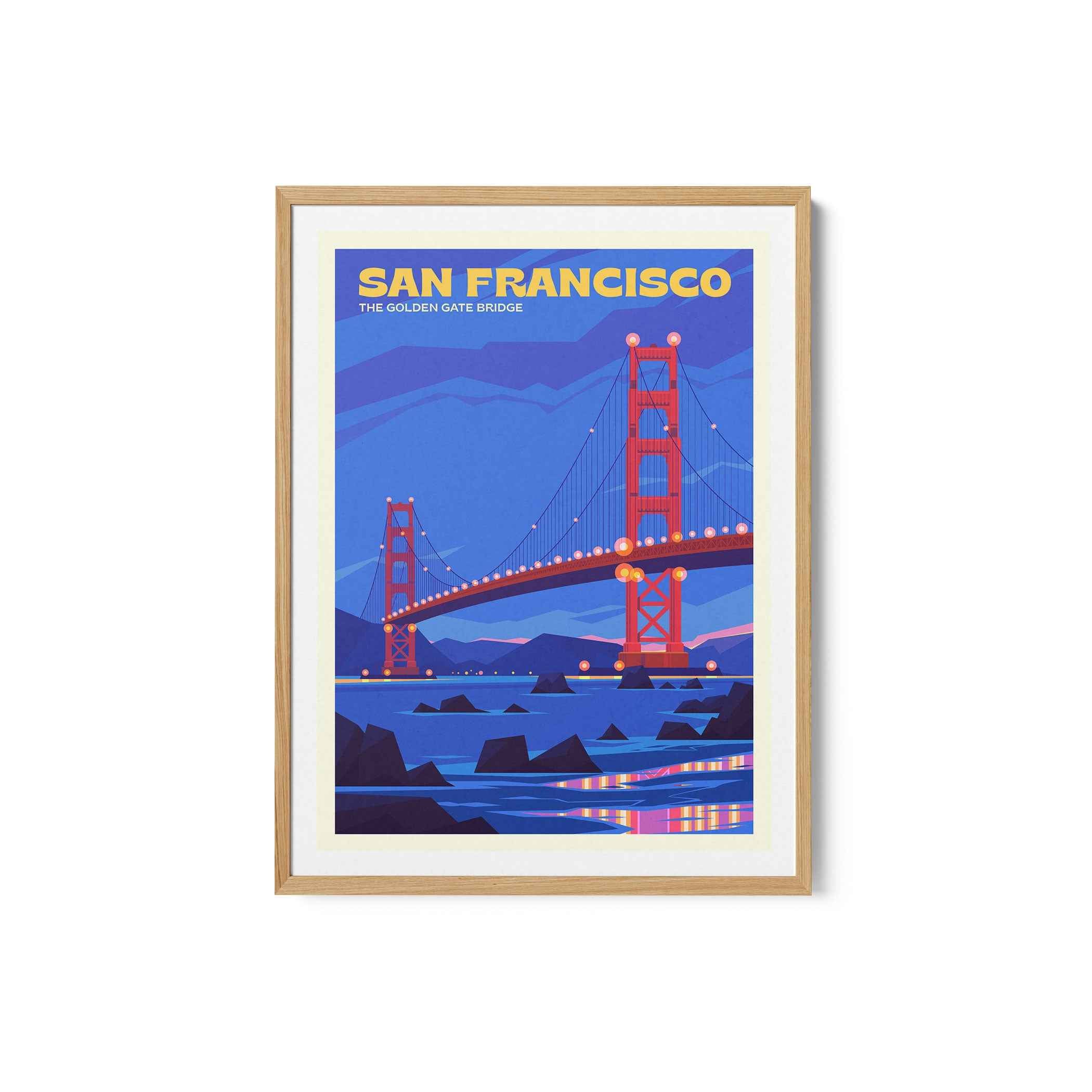 San Francisco Travel Poster Print