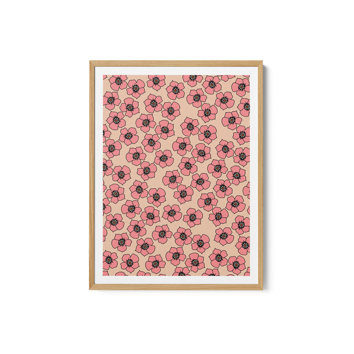 1970s Flower Wallpaper