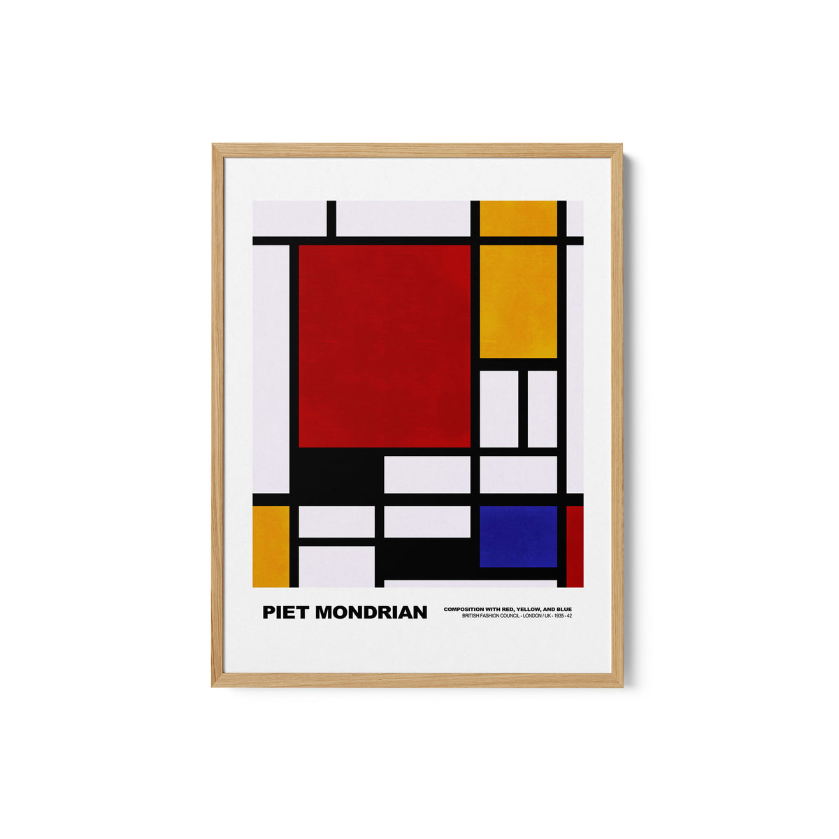 Composition With Red, Yellow, and Blue