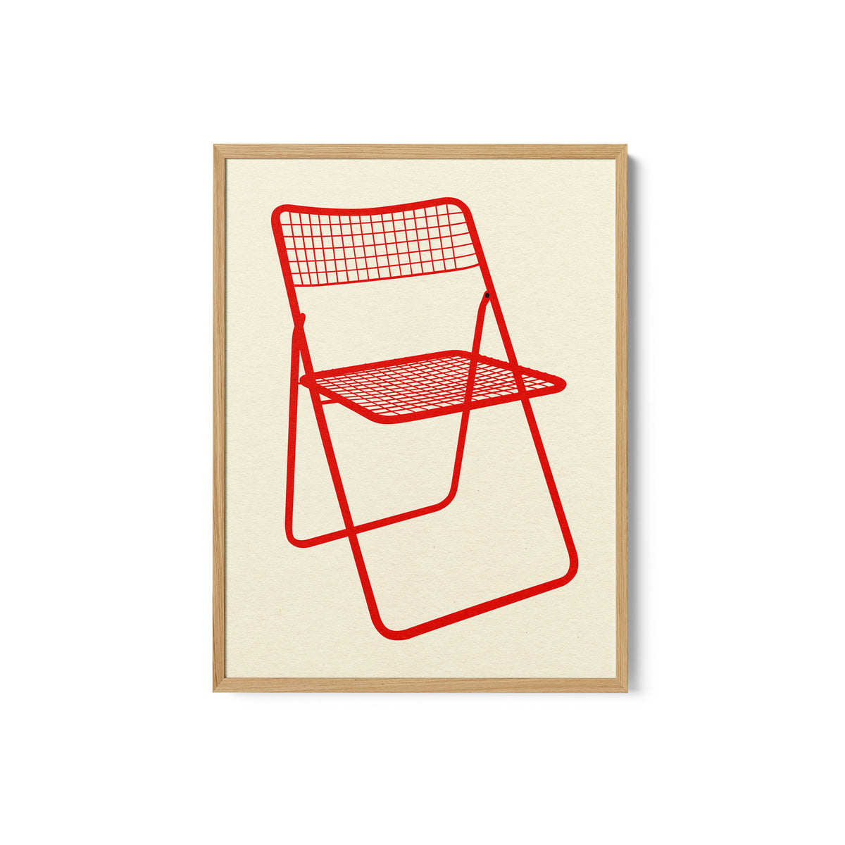 Ted Net Chair Red